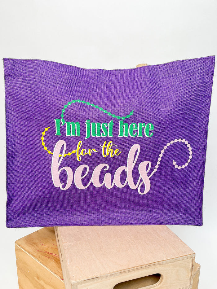 Here for the Beads Tote Bag