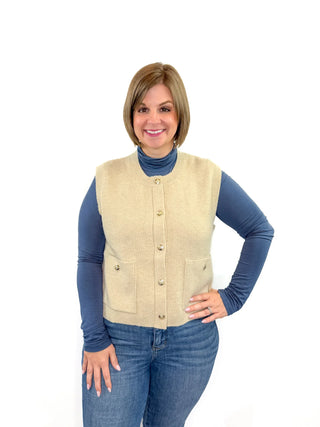 Dusty Navy Turtleneck Top - SLS Wares