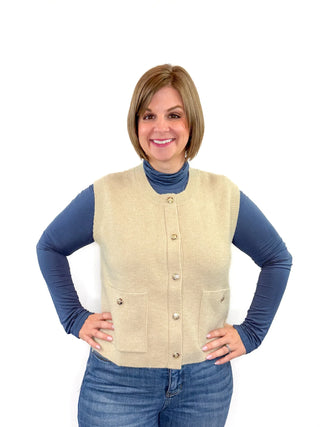 Dusty Navy Turtleneck Top - SLS Wares