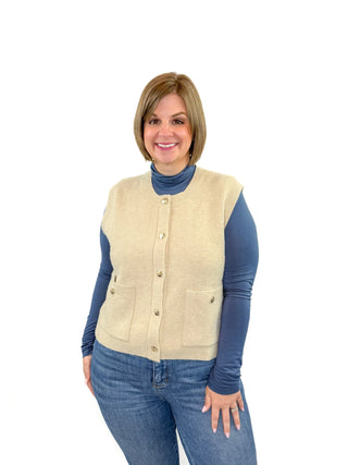 Dusty Navy Turtleneck Top - SLS Wares