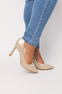 Gold Stiletto Heels - SLS Wares