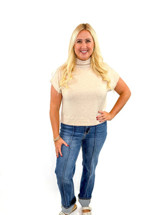 Judy Blue Front Seam Straight Jeans - SLS Wares