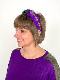 Mardi Gras Fleur de Lis Headband - SLS Wares