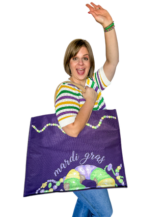 Mardi Gras King Cake Tote Bag - SLS Wares