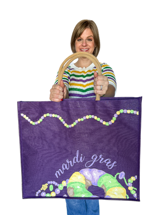 Mardi Gras King Cake Tote Bag - SLS Wares