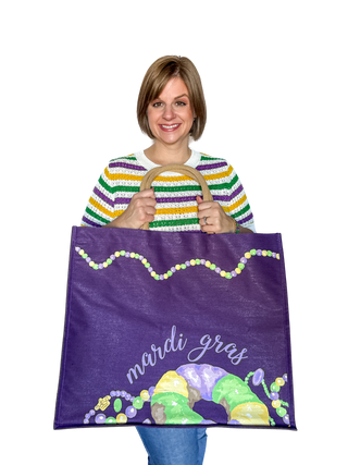 Mardi Gras King Cake Tote Bag - SLS Wares