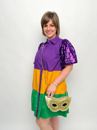 Mardi Gras Mask Purse - SLS Wares