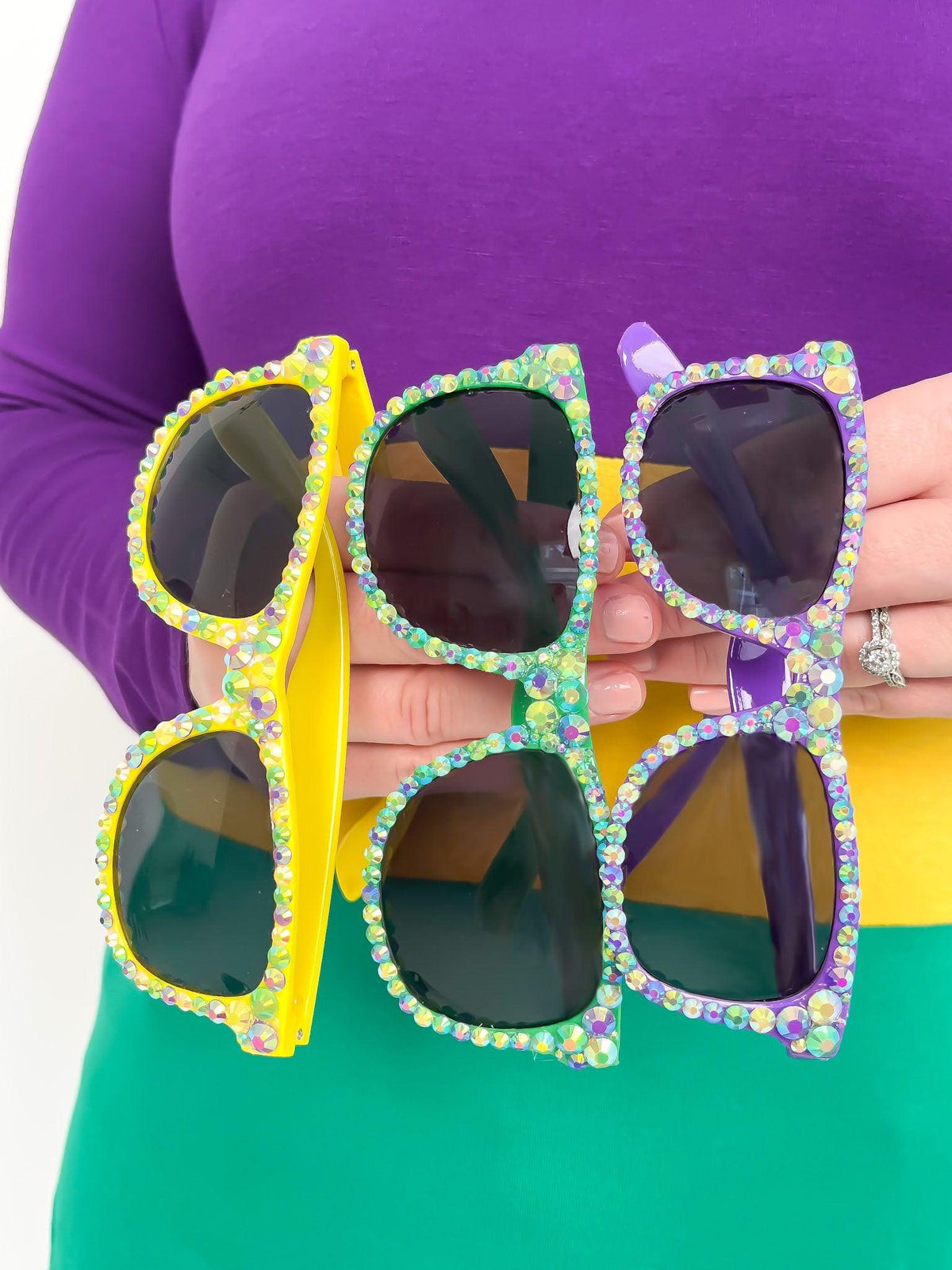 Mardi Gras Sunglasses - SLS Wares