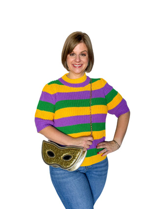 Mardi Gras Mask Purse Video - SLS Wares